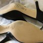 NEW Via Spiga Black Leather Slingbacks - 10.5