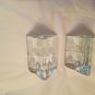EXCELLENT CONDITION IIttalla Finland Arkipelago Triangle Ice Candle Holders