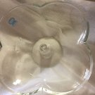 EXCELLENT CONDITION Caldier Vietri Clover-Shaped Cake Stand Made in Italy - 11"