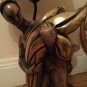 DECORATOR QUALITY Brass/Mixed Metals Art Deco Figural Lamp