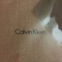 NEW Calvin Klein Subtle Shine Brown Sienna W/Silver Tablecloth - 60x84