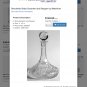 NEW Marquis by Waterford Brookside Ships Decanter WITHOUT Stopper