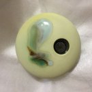 EXCELLENT CONDITION Ikebana Ceramic Pottery Vase w/ Frog - 5" Diameter