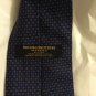 NEW Brooks Brothers Makers Mens Silk Tie in Blue and Brown Pattern
