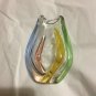 EXCELLENT CONDITION Italian Murano Art Glass Vase - 4.5" Tall