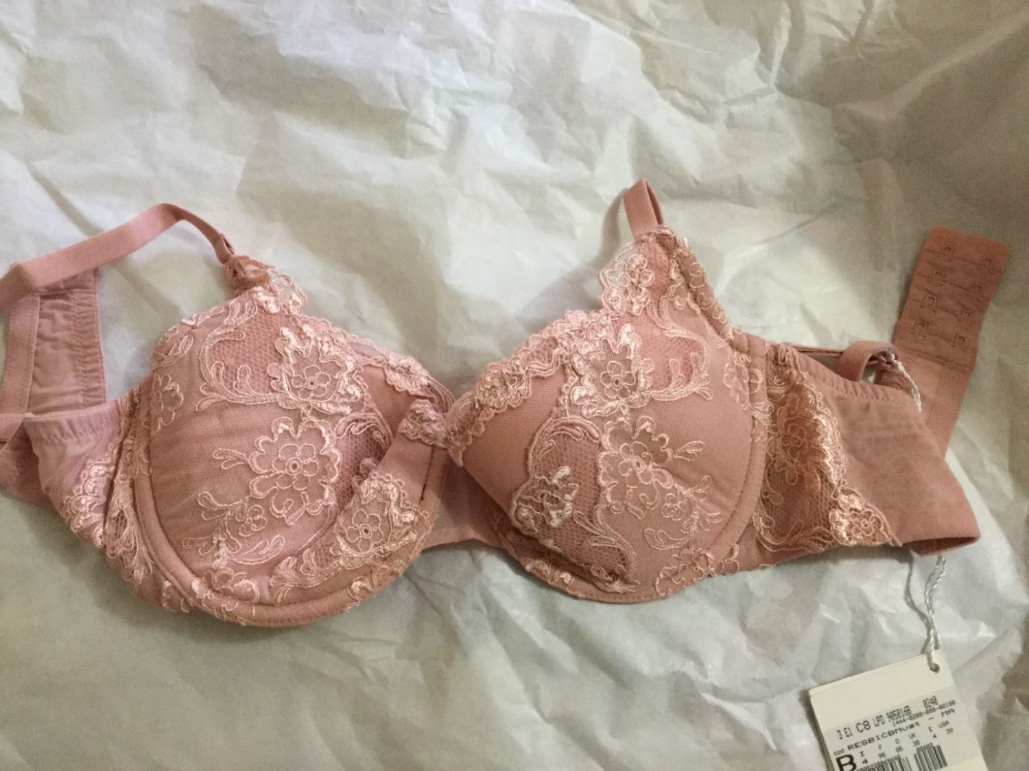 NEW La Perla $260 Pink-Peach Bra - 38B