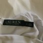 NEW Lauren by Ralph Lauren Women`s White Spandex Tank - S