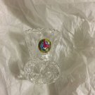 EXCELLENT CONDITION Pair (2) Hofbauer Crystal Toothpick Holders