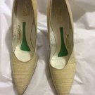 EXCELLENT CONDITION VINTAGE BERNE of SWITZERLAND Reptile Pumps - 9.5AAA