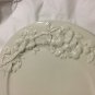 EXCELLENT CONDITION Ceramica Stefani Embossed White Glazed Serving Plate -13.25"