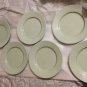6 Rorstrand Swedish Grace design Louise Adelborg Salad Plates in Celadon Green