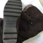 Aquatalia Women's Brown Suede Shearling Fashion Boots - 39/8.5