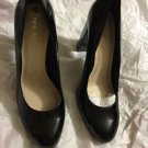 NEW Nine West Women's Black Patent Block Heel Pump - 9