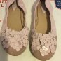 NEW Bloch Girls' Ballet Flat w/ Flowers - 35