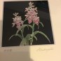 AUTHENTIC Takenori Hirabayashi Signed Tutanka Enamel Workshop Orchids Picture