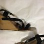 EXCELLENT CONDITION ASH Black Leather Wedge Sandals - EU 40/US 9.5