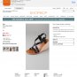 EXCELLENT CONDITION ASH Black Leather Wedge Sandals - EU 40/US 9.5