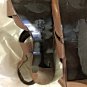 EXCELLENT CONDITION Zara Woman Brown Leather Crisscross Sandals - 38/7.5