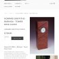 HANDMADE Howard Griffiths Signed Wood Desk Clock - Body Only