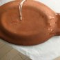 AUTHENTIC Mexican Redware/Terra-cotta Hand-PaInted Hanging Wall Plate - 14.25"