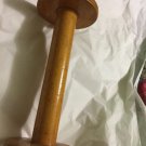 VINTAGE J. W. ZUPPINGER FREYUNG 1966 Textile Wooden Spool - 11.25"T x 5"W