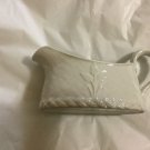 EXCELLENT COND. HTF Royal Worcester White with Embossed Wheat Pattern Gravy Boat