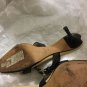 VERY GOOD CONDITION Authentic Gucci Black/Cream Slipon Mules - 9B