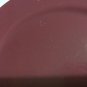 VINTAGE Coors Pottery Rosebud Red Plate -