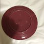 VINTAGE Coors Pottery Rosebud Red Plate -