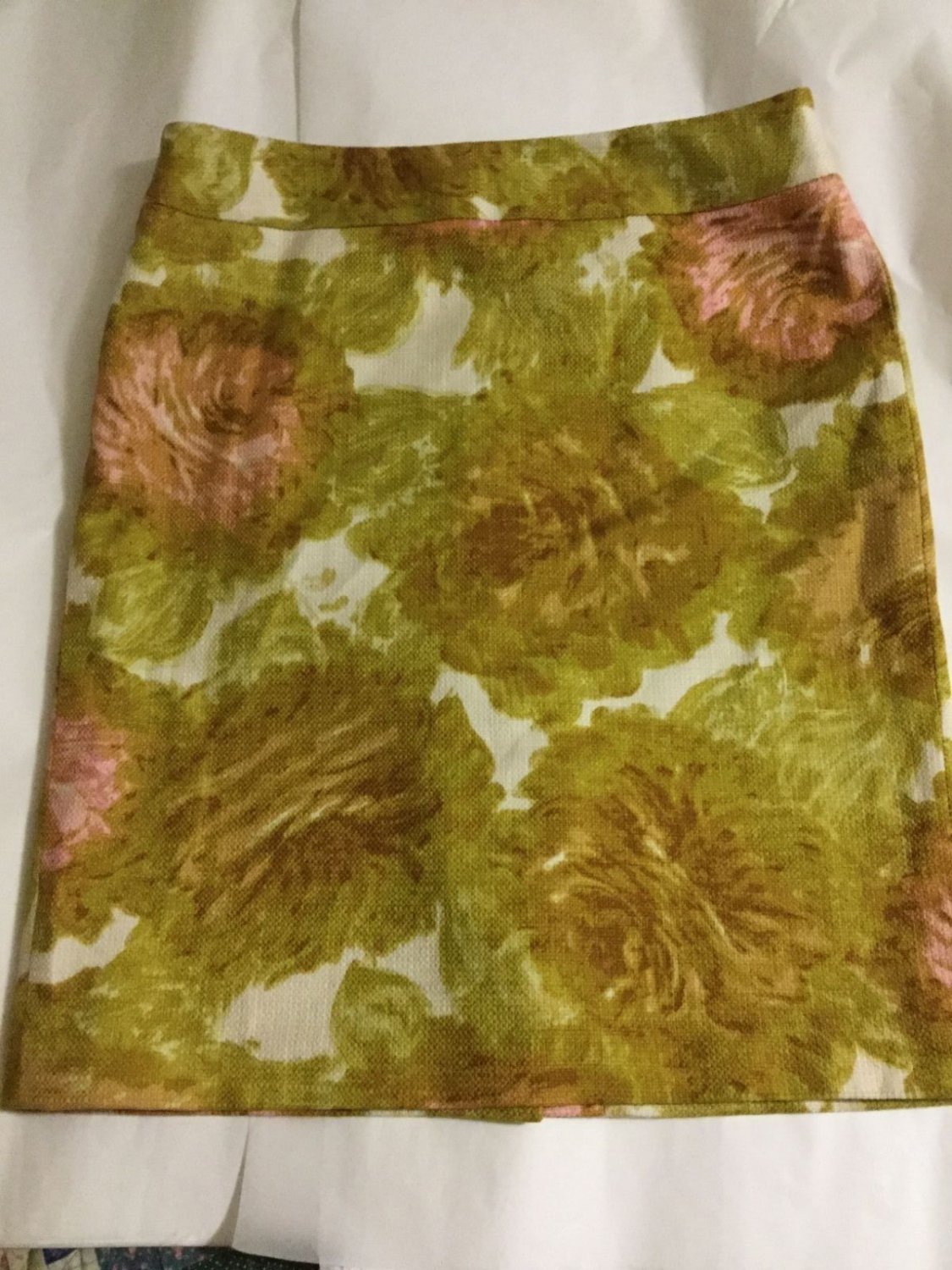 NEW Ann Taylor 100% Cotton Fully Lined Skirt - 10P