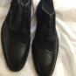NEW Lambertson Truex Charles Calf Leather and Canvas Brogues - 10