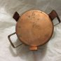 VINTAGE Solid Copper Wine Bottle Tabletop Standing Coaster - 3.5" Bottle Diamete