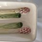 EXCELLENT CONDITION Olfaire Portugal Magolica Asparagus Small Tray Dish