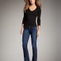 EXCELLENT CONDITION True Religion Women's Tori Staple Stitch Boot Leg Jeans - 30
