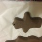 VINTAGE Hartstone Pottery Set of Cookie Molds - 3 Bears and Sun