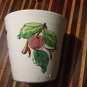 VINTAGE Italian Pottery Flour Canister w/ Lid -