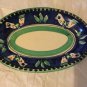 EXCELLENT CONDITION Vietri Art 2 Serving Pieces Dip. A Mano Made in Italy