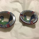 EXC COND Ceramic Ashtray made in Santa Barbara, Peru for Cuckoo's Nest Mex. Food