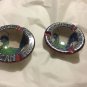 EXC COND Ceramic Ashtray made in Santa Barbara, Peru for Cuckoo's Nest Mex. Food