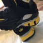 NEW Infant Toddler NIKE Black/Yellow/Gray Sneakers - US 3