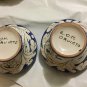 EXC COND Pair of Rare Vintage Orvieto Pottery Flower Frog Vase - 16 & 21 Holes