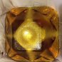 EXCELLENT CONDITION VIntage HEAVY Blenko Amber Ashtray - 7.5" Square