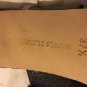 EXCELLENT CONDITION Manolo Blahnik Jeweled Metallic Leather Sandals - 37.5