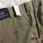 NEW Brooks Brothers 346 Men's Stretch Wool Pleated Dress Pants - 37" x 32" Cuffd