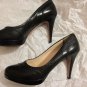 EXCELLENT CONDITION PRADA Black Leather Oxford Style Pumps - 40