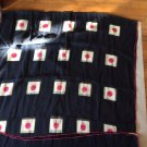 EXCELLENT CONDITION  BVLGARI Silk Scarf w/ Lettering - 35" x 70"