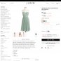 NEW J. Crew Marbella Special Occasion Dress in Dusty Shale Silk Chiffon  - 14