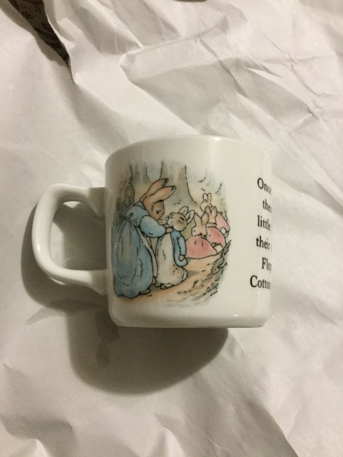EXCELLENT CONDITION Peter Rabbit by Wedgwood Mug - Once Upon A Time