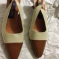 NEW Ralph Lauren Collection 2-Tone Leather Slingbacks Made in Italy - 6C