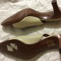 NEW Ralph Lauren Collection 2-Tone Leather Slingbacks Made in Italy - 6C